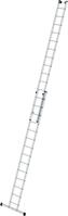 Alu-Schiebeleiter 2x14 Sprossen Leiterlänge 4,14m eingef.Arbeitshöhe bis 8,30 m