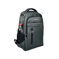 Monolith 15.6 Inch Business Commuter Laptop Backpack USB/Headphone Port Charcoal 9114D