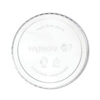 Vegware Deli Container Lid Round 8-32oz Clear (Pack of 50) VDC-120H