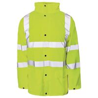 Hi vis stormflex rain jacket