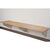 Classic aero wall mounted cantilever changing room bench, 3000mm wide, silver brackets
