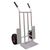 Lightweight wide back aluminium sack truck, with puncture-proof tyres