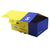 Scatola automontante per ecommerce PICK&Post - M - 36 x 24 x 12 cm - giallo/blu - Blasetti