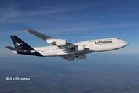Revell Boeing 747-8 Lufthansa New Livery Repülőmodell építőkészlet 1:144 (03891)