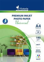 Victoria Fotópapír "Universal" tintasugaras A4 180g 20db matt (LVIM02)