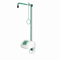 Safety shower combination ClassicLine Description with face wash unit bowl and lid