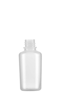 Square-shouldered bottles round 50ml PE-LD without closure