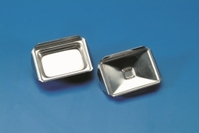 52 x 35 x 11mm Cubetas metálicas para histología