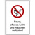 Verbotsschild Kombischild "Feuer, offenes Licht und Rauchen verboten!" [P003], Aluminium (1 mm), 265 x 370 mm, ASR A1.3 / ISO 7010