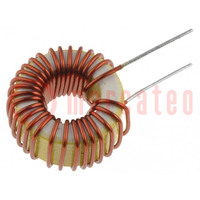 Inductor: wire; THT; 33uH; 1A; 52mΩ