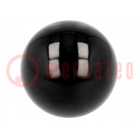 Ball knob; Ø: 40mm; Int.thread: M10; 15mm
