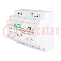 Power supply: transformer type; for DIN rail; 5VDC; 2A; 230VAC