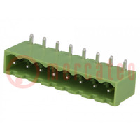 Pluggable terminal block; Contacts ph: 5.08mm; ways: 8; socket