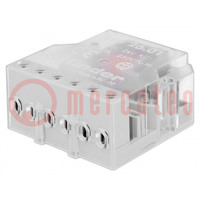 Relay: installation; bistable,impulse; NO; Ucoil: 24VAC; 10A; IP20