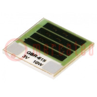Resistor: thick film; heating; glued; 900mΩ; 10W; 12.7x12.7x1mm