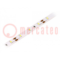 LED tape; white warm; 3014; 12V; LED/m: 60; 8mm; IP20; 120°; 6W/m