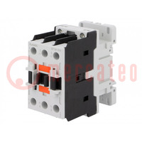 Contactor: 3-pole; NO x3; 24VAC; 38A; for DIN rail mounting; BF