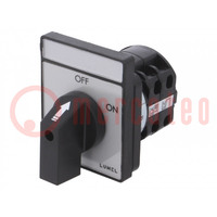 Switch: cam switch; Stabl.pos: 2; 16A; OFF-ON; for building in