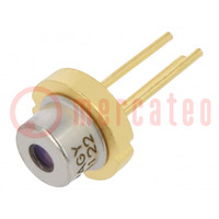 Diode: laser; 645÷660nm; 10mW; 9/28; THT; 2.2÷2.6VDC; red