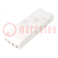 Power supply: switching; LED; 17W; 15÷50VDC; 250÷700mA; 198÷264VAC