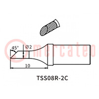 Tip; hoof; 2mm