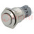 Switch: vandal resistant; Pos: 2; SPDT; 0.5A/220VAC; 1A/24VDC; IP67