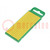 Markeringen; Aanduiding: N; 0,8÷2,2mm; polyamide; geel; -40÷85°C