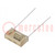 Capacitor: paper; X2; 15nF; 275VAC; 15.2mm; ±20%; THT; PME271M