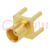 Socket; MCX; female; straight; 50Ω; THT; on PCBs; PTFE; gold-plated