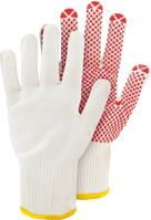 Feinstrick-Handschuh, plattierte Stricktechnik, Größe: 10