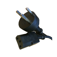 Videk Danish 3 Pin Plug to IEC C13 Socket Cable 2m