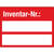 SafetyMarking Inventaretiketten Inventar-Nr. 4 x 3 cm, 500er Rolle, VOID-Folie Version: 03 - rot
