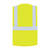 Korntex Multifunktionswarnweste fluoreszierend gelb mit Reflexstreifen, Reißverschluss und Taschen Einheitsgröße
