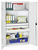 Werkzeug- und Materialschrank Serie 2000, 7035/7035, 3 Großraumschubladen, 4 Fachböden