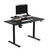 Biurko, elektycznie regulowany, 120X60 cm, 72-117 cm, HIGHLANDER BLACK, czarny, ULTRADESK