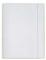 Teczka kartonowa z gumką Lux Barbara, A4, 250g/m2, biały