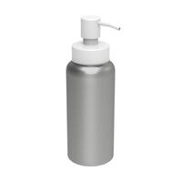 Artikelbild Distributeur de savon en aluminium "Deluxe", argent/blanc