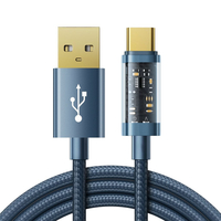 JOYROOM USB-A TO USB-C CABLE WITH QUICK CHARGE 3A, 1.2M - BLUE S-UC027A12-1M-B