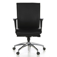 * Bürostuhl / Chefsessel MURANO 10 Leder schwarz hjh OFFICE