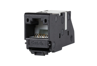 UAE modul 8(8) Cat.6A schwarz