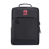 Marvo Laptop 15.6 inch Backpack with USB Charging Port Waterproof Durable Fabric Max Load 20kg Black