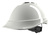 MSA V-Gard 200 Vented Fas-Trac Safety Helmet White