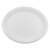 Wisefood - Zuckerrohr Teller - 26 cm (oval , weiß) Bagasse - 50 Teller