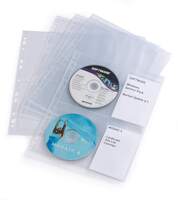 DURABLE CD-Hülle CD/DVD COVER LIGHT M, transparent