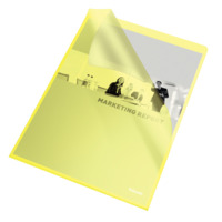 Sichthülle Standard Plus, A4, PP, genarbt, 100 Stück, gelb