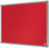Filz-Notiztafel Essence, Aluminiumrahmen, 600 x 450 mm, rot