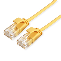 ROLINE GREEN 21.44.3925 kabel sieciowy Żółty 2 m Cat6a U/UTP (UTP)