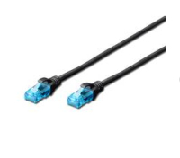 Digitus DK-1512-200/BL kabel sieciowy Czarny Cat5e U/UTP (UTP)