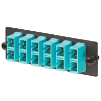 Panduit FAP6WAQDSCZ conector SC Negro, Azul