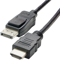VisionTek 900822 video cable adapter HDMI DisplayPort Black